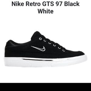 Nike Retro GTS 97 Black White Unisex Shoes Size 9.5W Size 8M